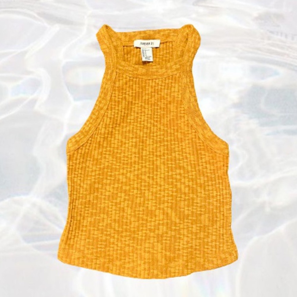 MUSTARD YELLOW TANK TOP